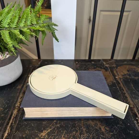 Set 2 Otagiri Japan Hand Mirrors Bird on Catkin Branch MCM Vintage Vanity 11" - Picture 2 of 12